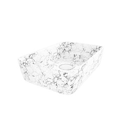 Corpa Nera Grossi/Гросси 50 раковина накладная, белый мрамор