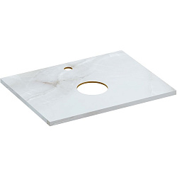 Столешница Stone из керамогранита Aura 60x45x2 светло-серый сатиновый