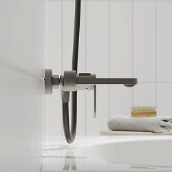 Смеситель для ванны Pragma Olako, матовый черный, OLK3.BFBS.020