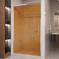 Душевая дверь Stella VDS-1ST120GS, 1200, хром, стекло янтарь, , шт