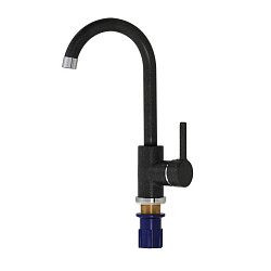 Aringa Вико смеситель для кухни одноручковый, R-излив, черный