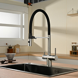 Смеситель для кухни Vincea VKF-120CH, хром, , шт