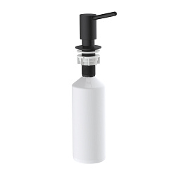 Дозатор, латунь, черный матовый, Kitchen Line, IDDIS, SDIBL00i59