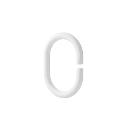 С-образные кольца, цвет - белый. 12 колец в комплекте.