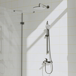 Душевая лейка Pragma Lagva, хром, 3 режима, LGV2.CW3H.033