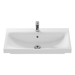 Раковина встраиваемая MODUO 80, 1 отв., белый, Сорт1