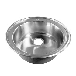 BAS51S0i77, Мойка, нерж. cталь, сатин, D510, Basic, ID