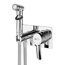 ATLANTISS Встраиваемый смеситель с гигиеническим душем, латунь/хром