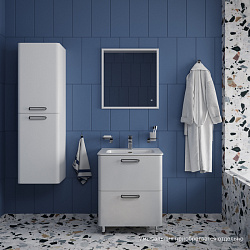 Тумба напольная, белая, 60 см, Brick, IDDIS, BRI60WFi95