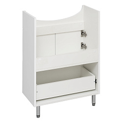 Тумба /1 ящ/белый/раковина Элеганс(55см) Viktoria/AQUA DE MARCO