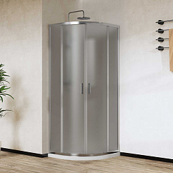 Душевой уголок City VSQ-5CT800MT, 800*800, хром, стекло текстурное, , шт