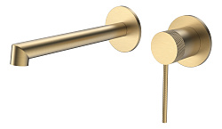 Смеситель для раковины Rim VBFW-2RM1BG встраиваемый однорычажный, брашированное золото, , шт