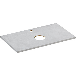 Столешница STONE из керамогранита Balance 80x45x2 серый матовый
