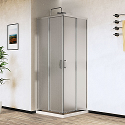 Душевой уголок City VSS-5CT8010MT, 1000*800, хром, стекло текстурное, , шт