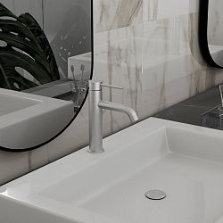 Смеситель для раковины City VBF-2C1BN однорычажный, брашированный никель, , шт