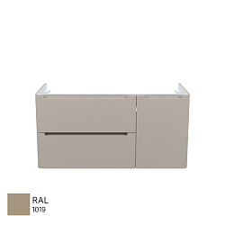 Тумба подвесная, 100 см, капучино, Edifice, IDDIS, EDI10C0i95 подходит умыв. 0101000i28