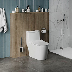 Corpa Nera Viotti/Виотти унитаз-компакт моноблок безободковый, быстрос.сиденье с микролифтом, белый