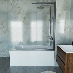 Ванна акриловая Vincea VBT-2A150-LG с ножками 1500*750*470, пристенная, цвет белый, , шт