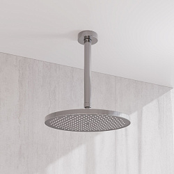 Кронштейн для верхнего душа в потолок, круглый, хром, Optima Home, IDDIS, OPH20CRi61