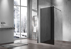 Душевая перегородка Walk-In VSW-1H110CGGM, 1100*2000, вороненая сталь, стекло тонированное, , шт