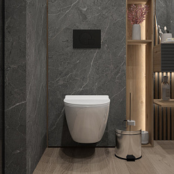 Corpa Nera Bosso S/Боссо С унитаз подвесной безободковый, торнадо, быстр.сиденье с микролифтом, белы