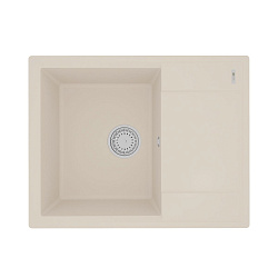 IMANDRA 640 Мойка кухонная из кварцгранита цвет: шампань  комплектация: крепеж, сливная арматура с п