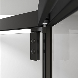 Душевой уголок Show VSP1-4SH100CLB, 1000*1000, черный, стекло прозрачное, , шт