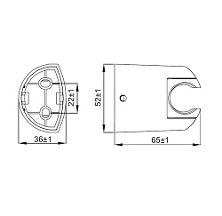 Держатель для лейки, IDDIS, 020CP00i53