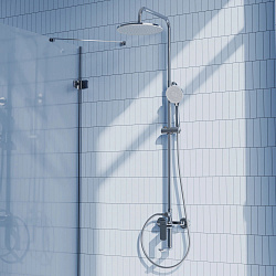 Душевая лейка Pragma Teiden, хром, 3 режима, TDN2.CW3H.025