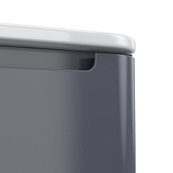 Тумба с умывальником, подвесная, 60 см, темно-серый, Edifice, IDDIS, EDI60D0i95K подх.ум.0106000i28