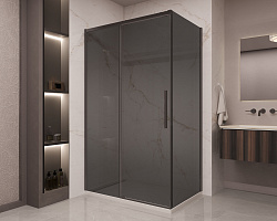 Душевой уголок Stella VSR-1ST9012CGB, 1200*900, черный, стекло тонированное, , шт