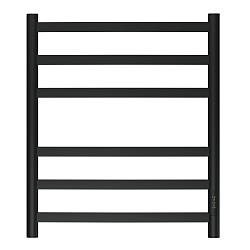 Полотенцесушитель электрический Point Антея PN17856B П6 500x600, диммер справа, черный