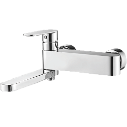 Смеситель для ванны короткий излив , латунь, хром HB61590