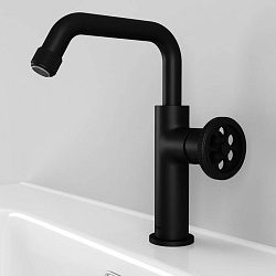 GRANGE Смеситель для умывальника, однозахватный, латунь, цвет - черный