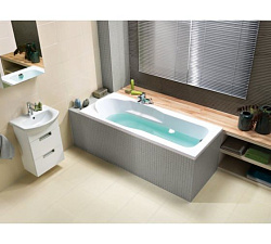 Ванна асимметр.: JOANNA 150x95, правая, ультра белый, Сорт1