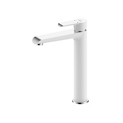 ВЫВОД Смеситель для раковины, высокий, монолитный, латунь/хром, W35-14