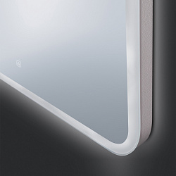 Зеркало/LED-подсветка/антизапотевание/2 кнопки/Bluetooth динамики (100см*70см)Amazon Music/AQUA DE