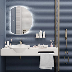 Зеркало /LED-подсветка/(60*80см)/ MOON./AQUA DE MARCO