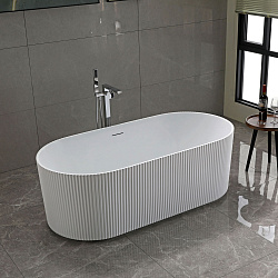 Ванна акриловая Vincea VBT-426-1700MW 1700*800*580, белый мат., щелевой перелив, слив белый, , шт