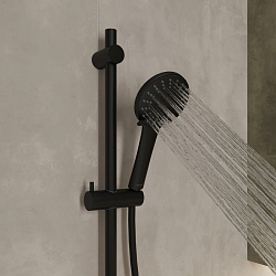 Лейка для душа, черная матовая, 5F, Ideal Spa, Milardo, ILS5FBRM18