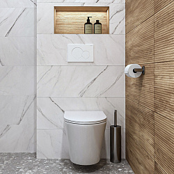 Corpa Nera Viotti/Виотти унитаз подвесной безободковый, быстросъемное сиденье с микролифтом, белый