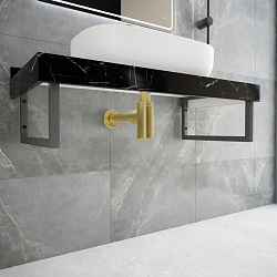 Corpa Nera сифон для раковины, золото глянцевый