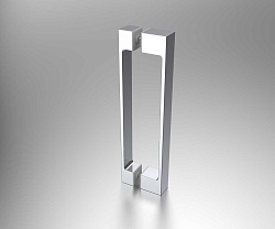 Душевая дверь Alpha VDS-3AL120CLB, 1200, черный, стекло прозрачное, , шт