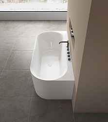 Ванна акриловая Vincea VBT-703-1800, 1800*800*585, цвет белый, щелевой перелив, слив белый, , шт