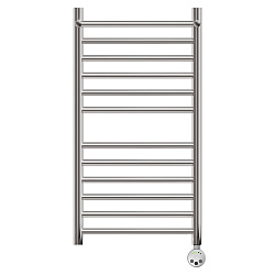 Полотенцесушитель электрический Point Аврора PN10148SPE П11 400x800 с полкой левый/правый, хром