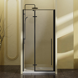 Душевая дверь Slim-N VDPH-5SN100CLB, 1000, черный, стекло прозрачное, , шт