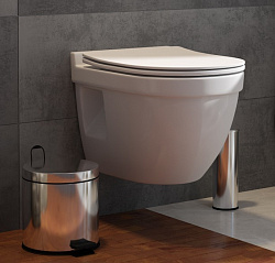 Corpa Nera Viola S/Виола С унитаз подвесной безободковый, быстросъемное сиденье с микролифтом, белый