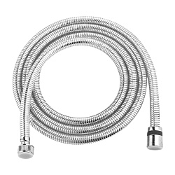 Шланг душевой 2 м, без перекручивания (Turn-Free), ПВХ/прозрачный, блистер