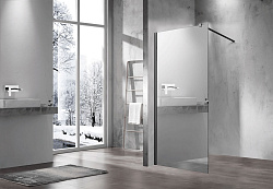 Душевая перегородка Walk-In VSW-1H100MRB, 1000*2000, черный, стекло зеркальное, , шт