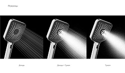 Держатель ручного душа VSC-32CH с подводом воды, хром, , шт